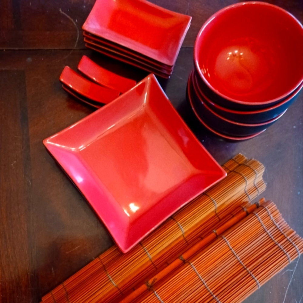 Japanese sushi set
